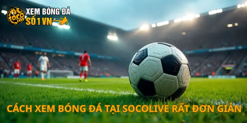 SOCOLIVE 23 Cách xem bóng đá tại SOCOLIVE rất đơn giản